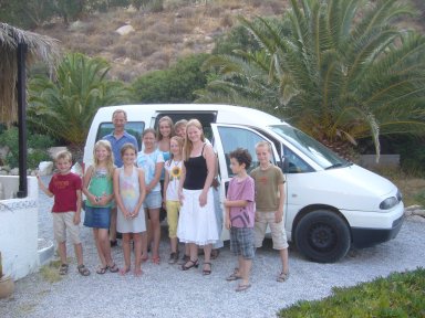 einde van een heerlijke vakantie