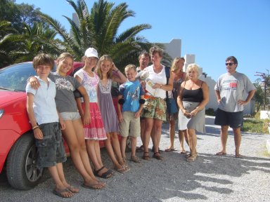 einde van een fantastische vakantie