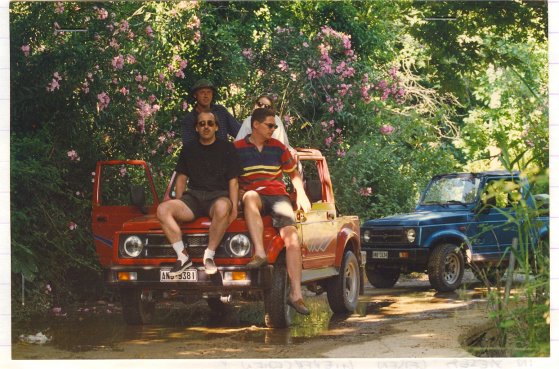 onder anderen met Ed Drees op Jeepsafari